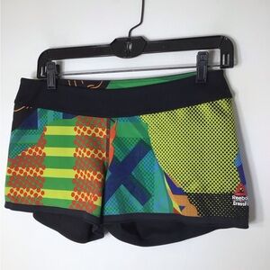 Reebok CrossFit small multicolor shorts women